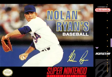 Nolan Ryan's Baseball (USA) box cover front